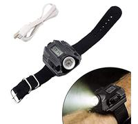 Montre d'extérieur avec lampe torche LED rechargeable étanche avec montre numérique