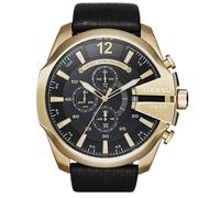 Montre - DIESEL - DZ4344 - Chronographe - Cuir Noir - Étanchéité 10 ATM