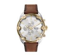 Montre Diesel Spiked pour Homme, Mouvement chronographe à Quartz avec Bracelet en Cuir