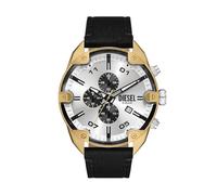 Montre Diesel Spiked pour Homme, Mouvement chronographe à Quartz avec Bracelet en Cuir