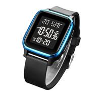 Montre Digital Square - Montre Sport Lumineuse Etanche | Montres-bracelets Numériques Élégantes Et Simples Pour Hommes Et Femmes, Montres D'alarme, Montree À Main Carrée, Pièce De Temps Numériqu
