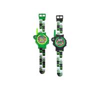 Montre digitale 2-en-1 KIDS LICENSING Minecraft - Walkie-talkie 100 m, vert pixelisé