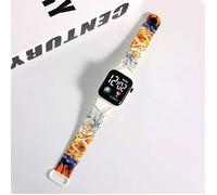 Montre digitale enfant - Dragon Ball Z - Goku Super Saiyan - LED lumineuse & bracelet réglable