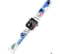 Montre digitale enfant Lilo & Stitch - LED, bracelet souple, design coloré