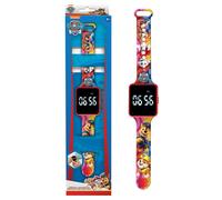 Lexibook Montre LED connectée Pat' Patrouille – Bracelet ajustable – Affichage 12/24h