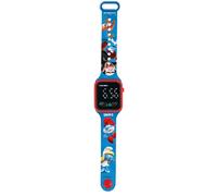 Lexibook Montre digitale LED Schtroumpfs Bleu TU
