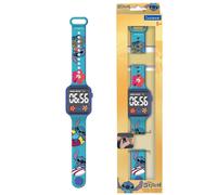 Lexibook Montre digitale Stitch Design Superman 20 images projetables Bracelet réglable Multicolore