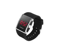 Montre digitale sportive - TRIXES - Modèle DIGIFLEX - LED rouge - Couleur noire - Homme
