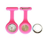 Montre d'infirmière à aiguilles lumineuses en silicone Montre de chemisier Soins infirmiers Pink #12