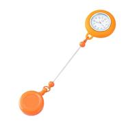Montre d'infirmière avec porte-badge à perles rétractable avec clip de ceinture pour médecins, infirmières et ambulanciers paramédicaux, montre d'infirmière