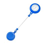 Montre d'infirmière avec porte-badge à perles rétractable avec clip de ceinture pour médecins, infirmières et ambulanciers paramédicaux