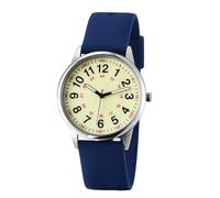 Montre d'infirmière pour professionnels de la santé, médecins, étudiants, montre étanche pour homme et femme avec bracelet en silicone, cadran lumineux facile à lire avec trotteuse, bleu, Sangle