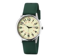 Montre d'infirmière pour professionnels de la santé, médecins, étudiants, montre étanche pour homme et femme avec bracelet en silicone, cadran lumineux facile à lire avec trotteuse, Vert, Sangle