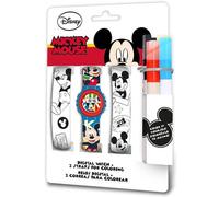 Disney Montre numérique Mickey Mouse WD20326 – Bracelet à peindre – Multicolore