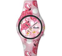 Montre Doodle Femme - Quartz - Nature Mood - 35 mm - Cadran Blanc - Bracelet Silicone Multicolore - DO35004