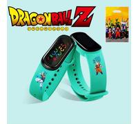 Montre - DRAGON BALL - Mini Goku et Gogeta - Turquoise - LCD Tactile - Enfant