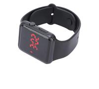 Montre électronique, Montre-Bracelet, Conception Lumineuse Légère et Pratique pour Accessoires pour Cadeaux (Black)