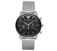 Montre EMPORIO ARMANI - Acier Gris - Homme - Quartz - Verre minéral - Analogique