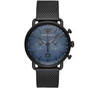 Montre - Emporio Armani - AR11201 - Chronographe - Acier - Étanchéité 5 Atm - Cadran Bleu