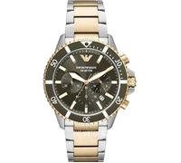 Montre Hommes Emporio Armani Quartz Chronographe Bracelet Acier inoxydable Multicolore AR11361