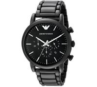 Montre - Emporio Armani - AR1895 - Acier inoxydable noir - Étanche 5 ATM - Chronographe 24h