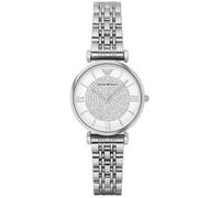 Emporio Armani – Montre AR1925 Femme – Acier inoxydable, cadran argenté, 32 mm, Quartz