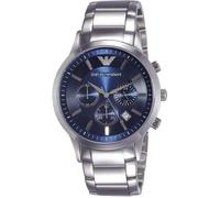 Montre - Emporio Armani - AR2448 - Acier inoxydable - Étanche 5 ATM - Cadran bleu