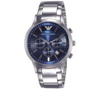 Montre - EMPORIO ARMANI - AR2448 - Argenté - Cadran bleu - Étanchéité 5 ATM