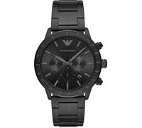Emporio Armani Montre en acier noir