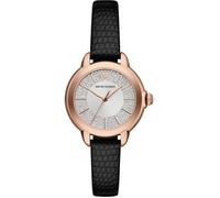 Emporio Armani Montre à Trois Aiguilles, en Acier Inoxydable, doré Rose, pour Femme, AR11631