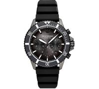 Montre Emporio Armani - Hommes - AR11515 - Noir Silicone - Chronographe - Etanche 10 Atm