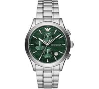 Montre Emporio Armani - Hommes - AR11529 - Argent Acier inoxydable - 42 mm - Vert - 5 bar