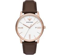 Montre Emporio Armani - Hommes - AR11572 - Cuir Marron - Etanche 5 Atm - Quartz