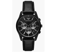 Montre Emporio Armani Hommes AR11583 - Noir Cuir - 40mm - 5 bar - Quartz - Analogique