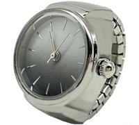 Montre en acier inoxydable avec bracelet extensible pour chaque doigt | Mouvement analogique précis, heure fiable, design classique, aspect doré, durable