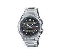Casio Montre Homme WVA-M650D-1AER Waveceptor radio-pilotée Acier Gris Argent G