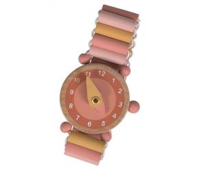 Montre En Bois Pour Enfant Rose TU