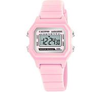 Montre enfant digitale - CALYPSO - Rose pastel - Boîtier rectangulaire - Sportive - Quartz