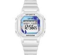 Montre Enfant Étanche Affichage Digital Modèle Timex TechKidz Blanc G