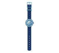 Montre enfant - FLIK FLAK - BLUEBRICK - Bleu - Bracelet silicone - Cadran avion - Analogique