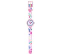 Montre enfant - FLIK FLAK - FPNP185 - Rose - Boîtier biosourcé 31,85 mm - Bracelet textile