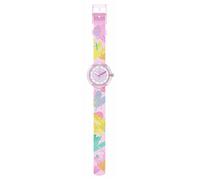 Montre enfant - FLIK FLAK - Pastel Paradise - Cadran rose pastel - Bracelet textile - Mouvement quartz