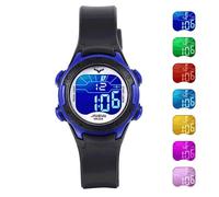 Montre enfant garcon fille de marque Sport etanche numerique LED Montres bracelet noir - Cadeau pour enfants
