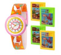 Montre Enfant KIKOU PETITS EXPLORATEURS en Silicone Orange