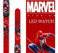 Montre enfant Marvel Spider-Man, bracelet de sport pour garçon, montre numérique pour enfants avec écran couleur, horloge LED pour garçons. Peut seulement afficher l'heure et la date, sans autres fonc