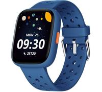 Montre Enfant Non Connectée Ou Connectée Librement,1,8"" Smartwatch Podomètre,Cardiofrequencemètre,Ip68 Étanche,Moniteur De Bleu