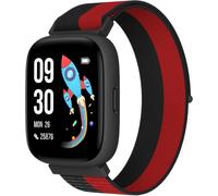 Montre Enfant Non Connectée ou Connectée Librement, 1,8"" Smartwatch Podomètre, Cardiofrequencemètre, IP68 Étanche, Moniteur de Sommeil, Jeux de Puzzle pour Garçons Filles Ados 5-16, Nylon