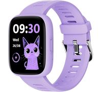 Montre Enfant Non Connectée Ou Connectée Librement, 1,8"" Smartwatch Podomètre, Cardiofrequencemètre, Ip68 Étanche, Moniteur De Sommeil, Jeux De Puzzle Pour Filles Ados 5-16