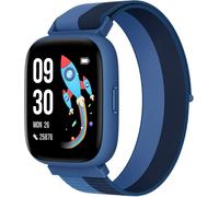 Montre Enfant Non Connectée Ou Connectée Librement,1,8"" Smartwatch Podomètre,Cardiofrequencemètre,Ip68 Étanche,Moniteur De Sommeil,Jeux De Puzzle Pour Garçons Filles Ados 5-16,Nylon