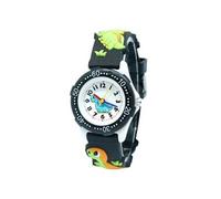Montre enfant quartz etanche Mignon - Motif Dinosaure 3D - noir